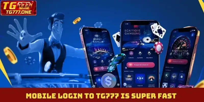 Mobile login to TG777 is super fast